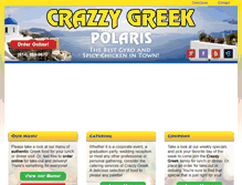 Tablet Screenshot of crazzygreek.com